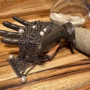 Sorrelli Multistrand Bracelet Silver & pearl